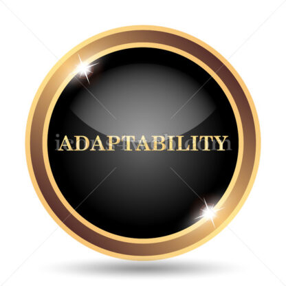Adaptability gold icon. - Website icons