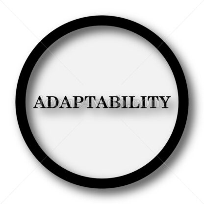 Adaptability simple icon. Adaptability simple button. - Website icons