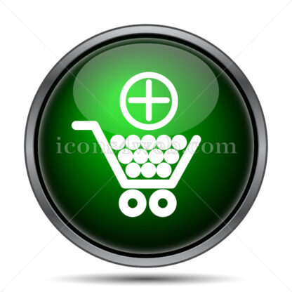 Add to shopping cart internet icon. - Website icons