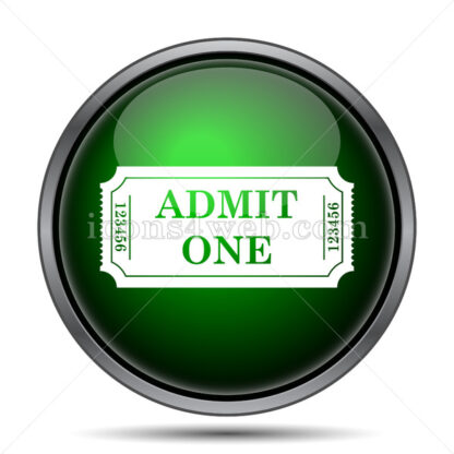 Admin one ticket internet icon. - Website icons