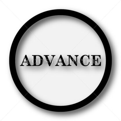 Advance simple icon. Advance simple button. - Website icons