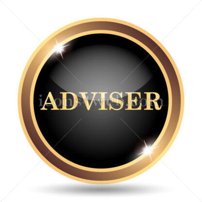 Adviser gold icon. - Website icons
