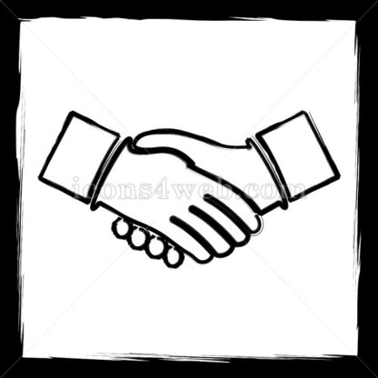 Agreement sketch icon. - Website icons