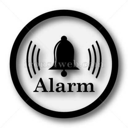 Alarm simple icon. Alarm simple button. - Website icons