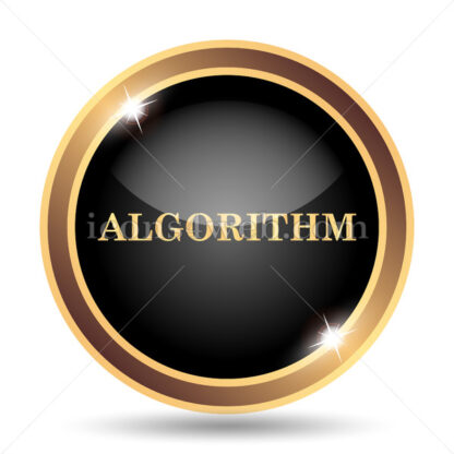 Algorithm gold icon. - Website icons