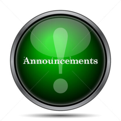 Announcements internet icon. - Website icons