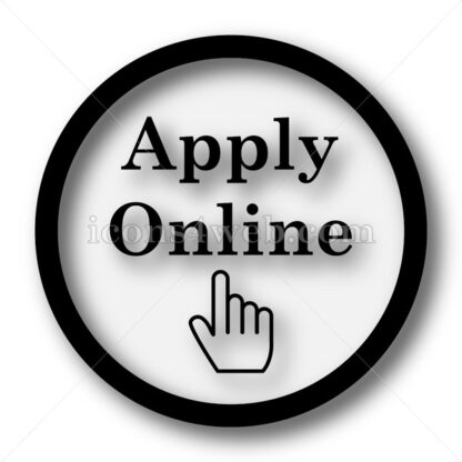 Apply online simple icon. Apply online simple button. - Website icons