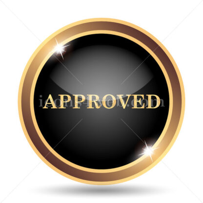 Approved gold icon. - Website icons