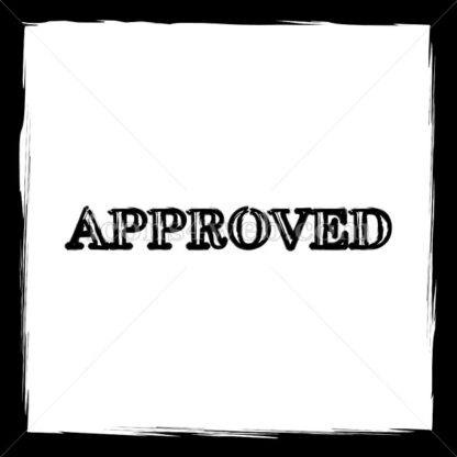 Approved sketch icon. - Website icons