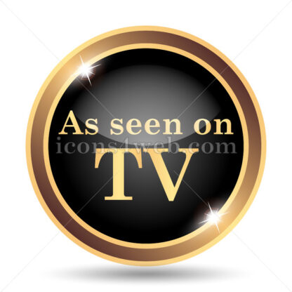 As seen on TV gold icon. - Website icons