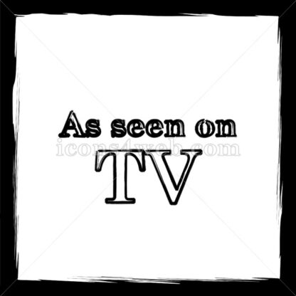 As seen on TV sketch icon. - Website icons