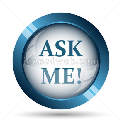 Ask me image icon. - Website icons