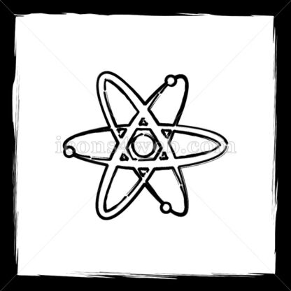 Atoms sketch icon. - Website icons