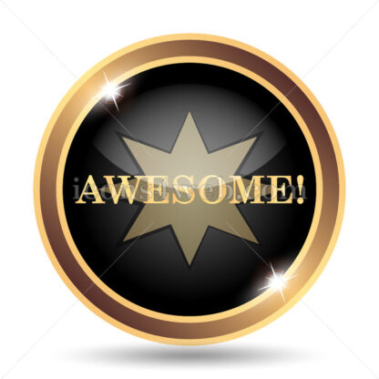 Awesome gold icon. - Website icons