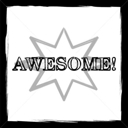 Awesome sketch icon. - Website icons