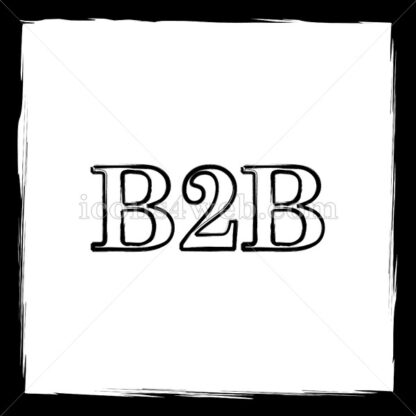 B2B sketch icon. - Website icons