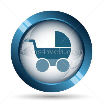 Baby carriage image icon. - Website icons