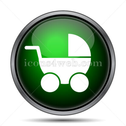 Baby carriage internet icon. - Website icons