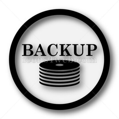 Back-up simple icon. Back-up simple button. - Website icons