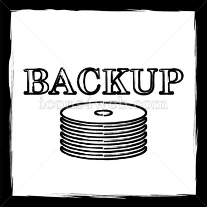 Back-up sketch icon. - Website icons