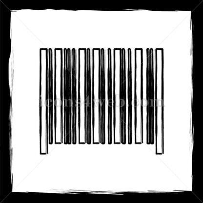 Barcode sketch icon. - Website icons