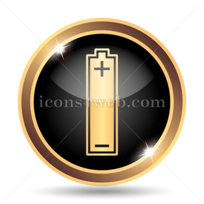 Battery gold icon. - Website icons