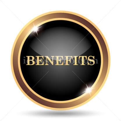 Benefits gold icon. - Website icons