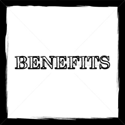 Benefits sketch icon. - Website icons