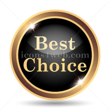 Best choice gold icon. - Website icons