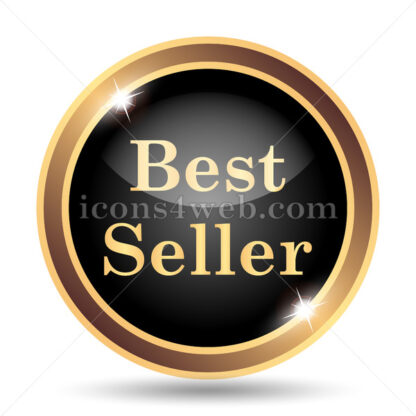 Best seller gold icon. - Website icons