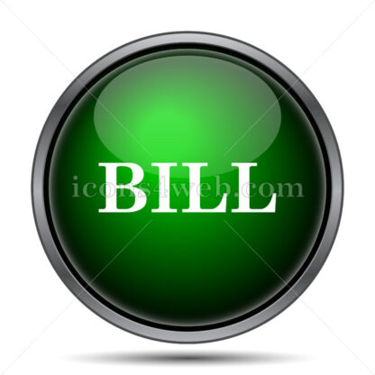 Bill internet icon. - Website icons