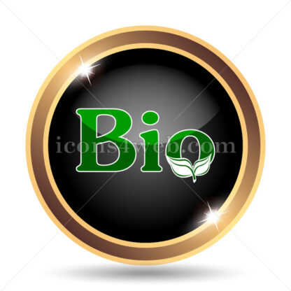 Bio gold icon. - Website icons