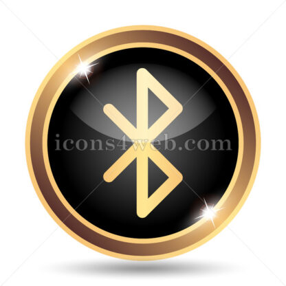 Bluetooth gold icon. - Website icons