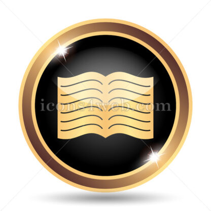 Book gold icon. - Website icons