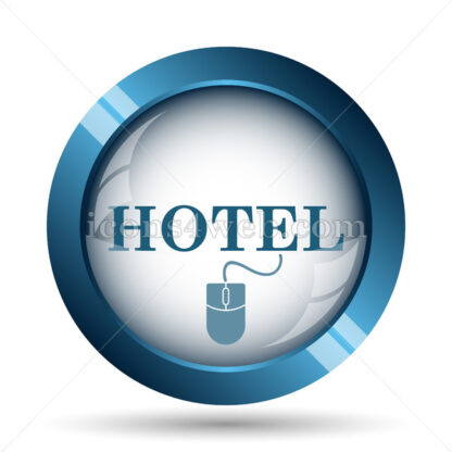 Booking hotel online image icon. - Website icons
