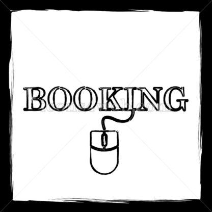 Booking sketch icon. - Website icons