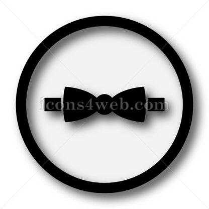 Bow tie simple icon. Bow tie simple button. - Website icons