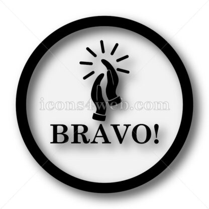 Bravo simple icon. Bravo simple button. - Website icons