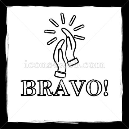 Bravo sketch icon. - Website icons