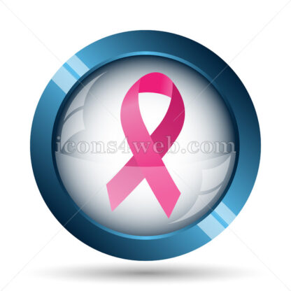 Breast cancer ribbon image icon. - Website icons