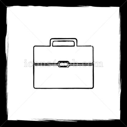 Briefcase sketch icon. - Website icons