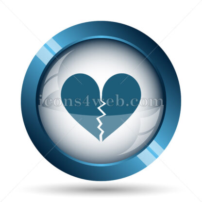 Broken heart image icon. - Website icons