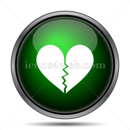 Broken heart internet icon. - Website icons