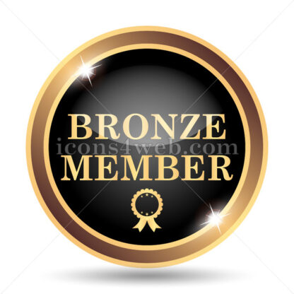 Bronze member gold icon. - Website icons