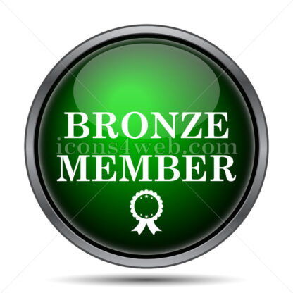 Bronze member internet icon. - Website icons
