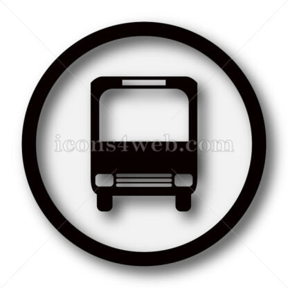 Bus simple icon. Bus simple button. - Website icons