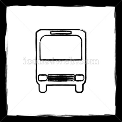 Bus sketch icon. - Website icons