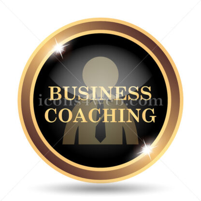 Business coaching gold icon. - Website icons