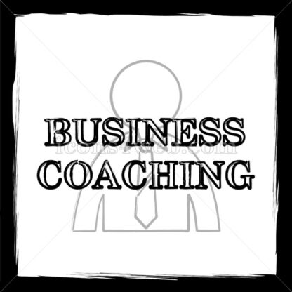 Business coaching sketch icon. - Website icons