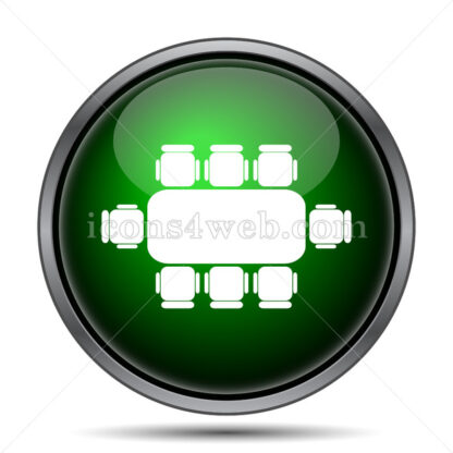 Business meeting table internet icon. - Website icons
